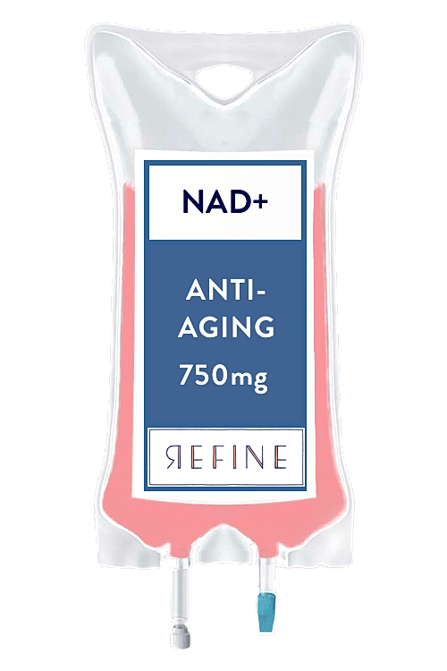 NAD+ anti-aging intravenous therapy bag