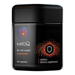 MiTOQ curcumin dietary supplement, 60 capsules.